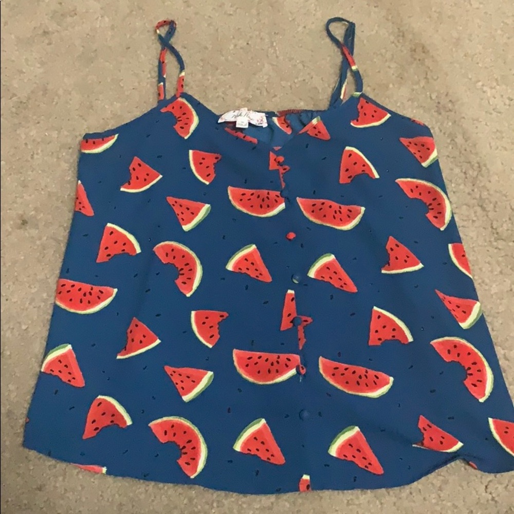 Watermelon Print Tank Top